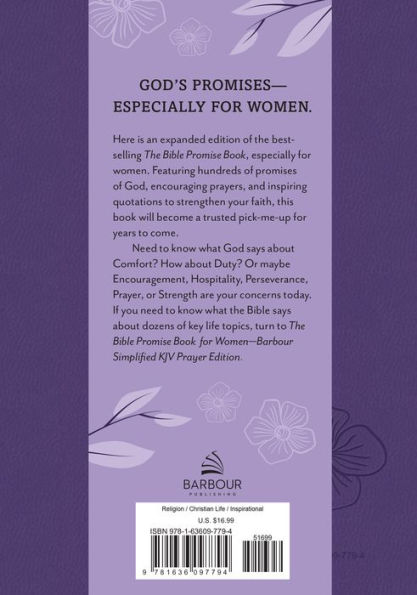 The Bible Promise Book for Women--Barbour Simplified KJV Prayer Edition