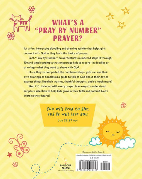Pray by Number (Girls): A Doodle and Draw Prayer Map for Girls