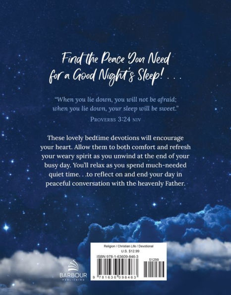 Bedtime Devotions for Peaceful Sleep: 6 Months of Daily Blessings for Women