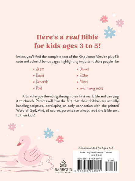 My First Real Bible (girls' cover): King James Version