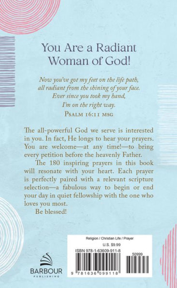 180 Prayers for a Radiant Faith: Meditations for Women