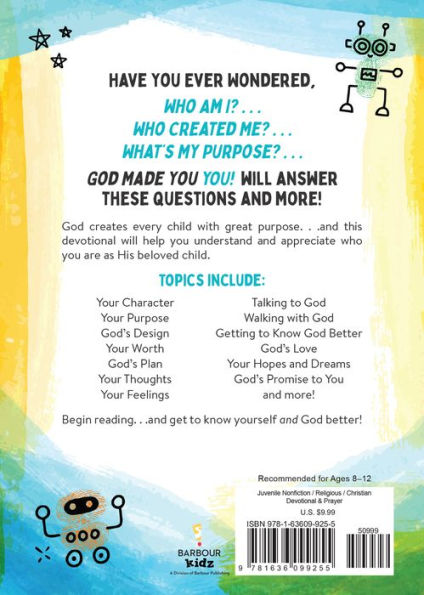 God Made You YOU! [boys]: Devotions for Boys