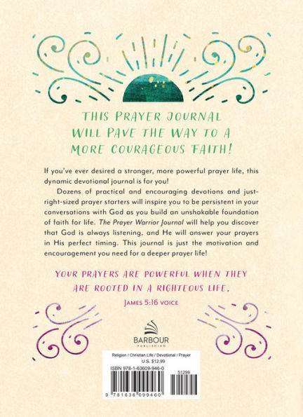 The Prayer Warrior Journal: Devotions and Prayers for a Courageous Faith