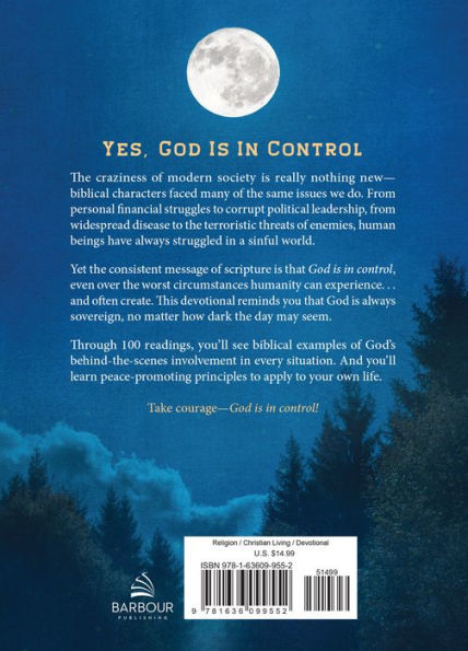 God Is in Control Devotions for Men: 100 Readings for Troubled Times