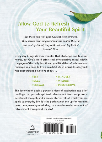 The 3-Minute Refresh Devotional for Women: 365 Bible Readings to Inspire Your Heart