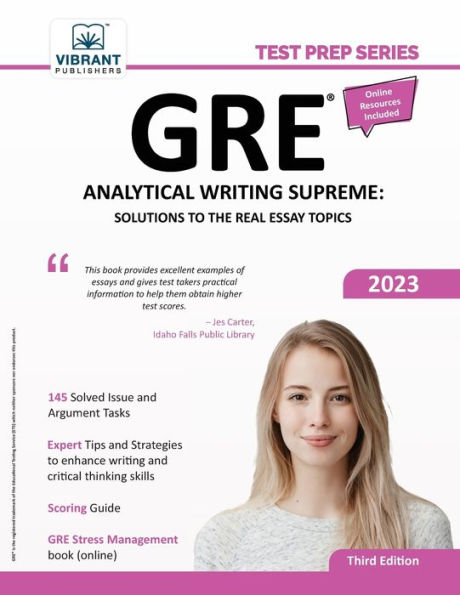 GRE Analytical Writing Supreme: Solutions to the Real Essay Topics