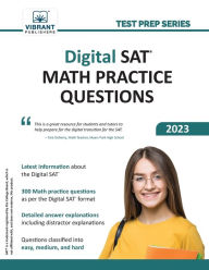 Title: Digital SAT Math Practice Questions, Author: Vibrant Publishers