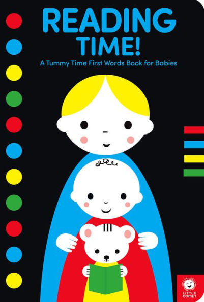 Reading Time!: A Tummy Time First Words Book for Babies