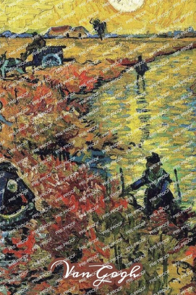 The Red Vineyard Van Gogh Note Book: Hardcover Journal Notebook Diary with Dot Grid, Lined, Blank Vintage Paper for Writing Drawing Journaling