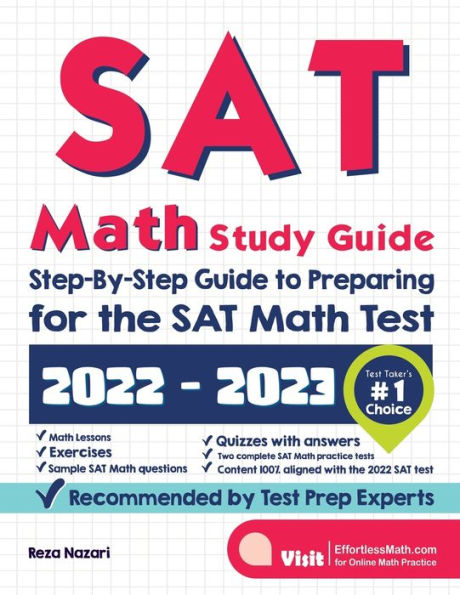 SAT Math Study Guide: Step-By-Step Guide to Preparing for the SAT Math Test
