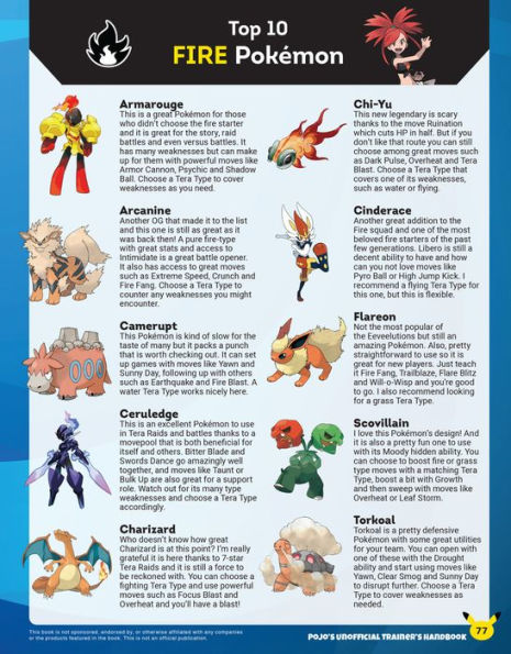 Pojo's Unofficial Ultimate Pokemon Trainer's Handbook