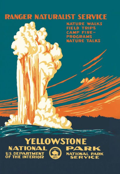 National Parks Poster Art of the WPA Yellowstone Hardcover Journal