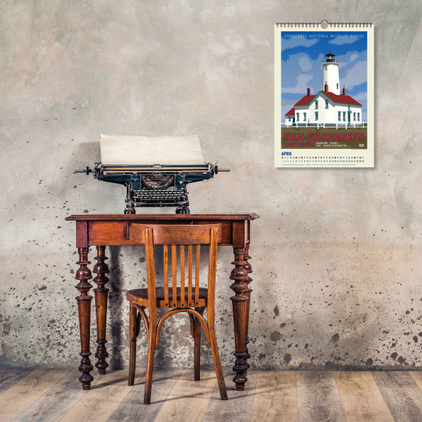 2026 Pacific Coast Lighthouse Posters Large Wall, 13.4" x 19"