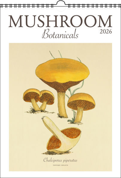 2026 Mushroom Botanicals Large Wall Calendar