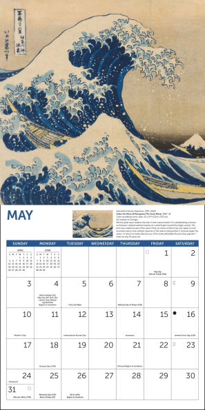 2026 Art Icons Wall Calendar