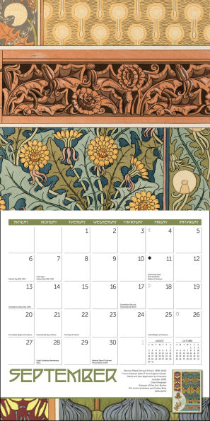 2026 MFA Boston The Art of Ornament Wall Calendar