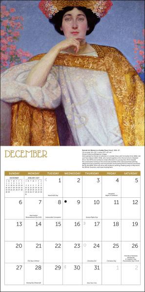 2026 Gustav Klimt Wall Calendar