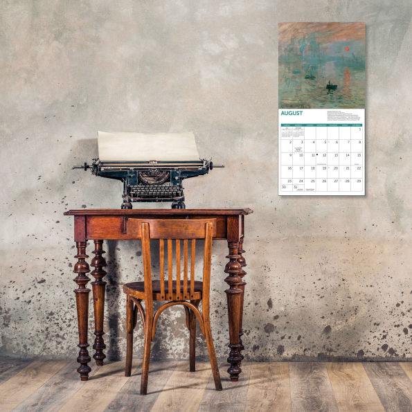 2026 Monet at Sea Wall Calendar