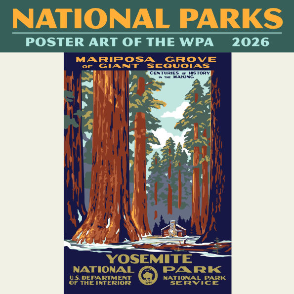 2026 National Parks Poster Art of the WPA Standard Wall Calendar