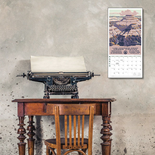 2026 National Parks Poster Art of the WPA Standard Wall Calendar