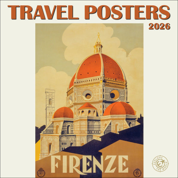 2026 Travel Posters Wall Calendar