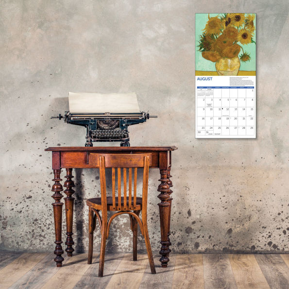 2026 Van Gogh Flowers Wall Calendar