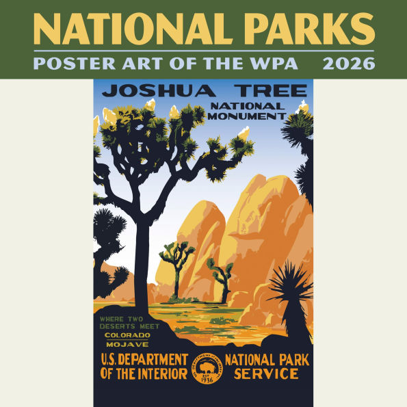 2026 National Parks WPA Posters Mini Wall Calendar