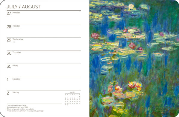 2026 Impressionists Weekly Engagement Planner