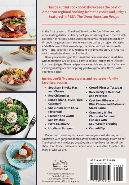 the Great American Recipe Cookbook: Regional Cuisine and Family Favorites from Hit TV Show