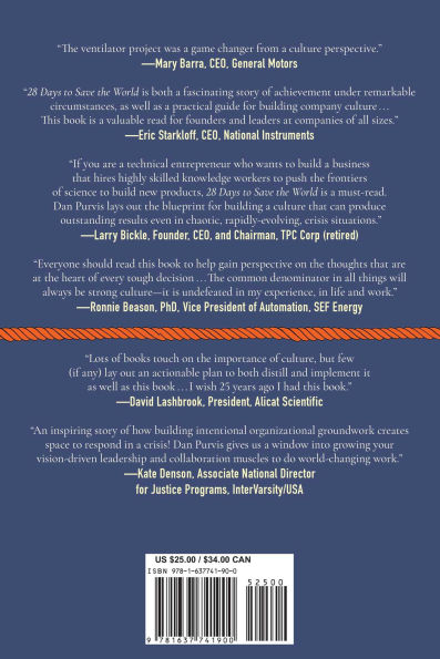 28 Days to Save the World: Crafting Your Culture to Be Ready for Anything