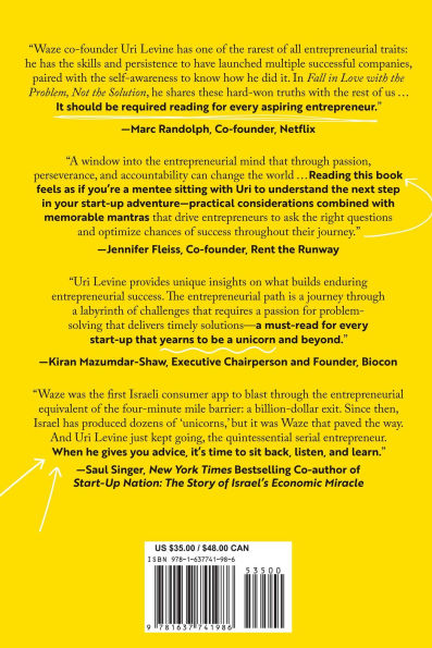 Fall in Love with the Problem, Not the Solution: A Handbook for Entrepreneurs