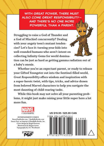 Marvel: Great Responsibility: Raising Your Little Hero from Toddler to Teen