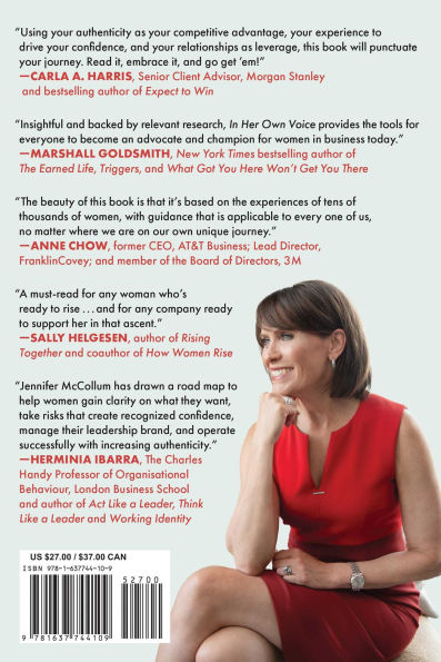 In Her Own Voice: A Woman's Rise to CEO: Overcoming Hurdles to Change the Face of Leadership