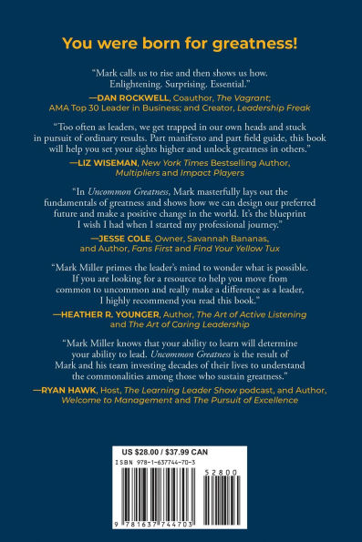 Uncommon Greatness: Five Fundamentals to Transform Your Leadership