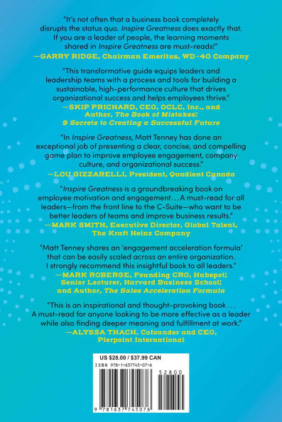 Inspire Greatness: How to Motivate Employees with a Simple, Repeatable, Scalable Process
