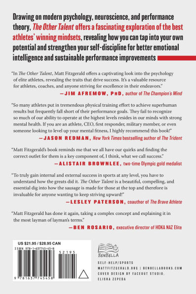 The Other Talent: Curiously Complex Role of Mental Health Athletic Greatness and Why It's Never Too Late to Harness Your Potential