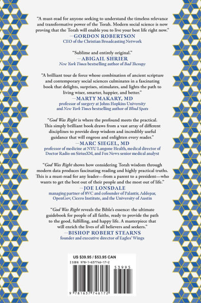 God Was Right: How Modern Social Science Proves the Torah Is True