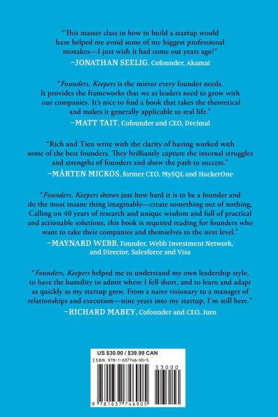 Founders, Keepers: Why Founders Are Built to Fail, and What it Takes Succeed