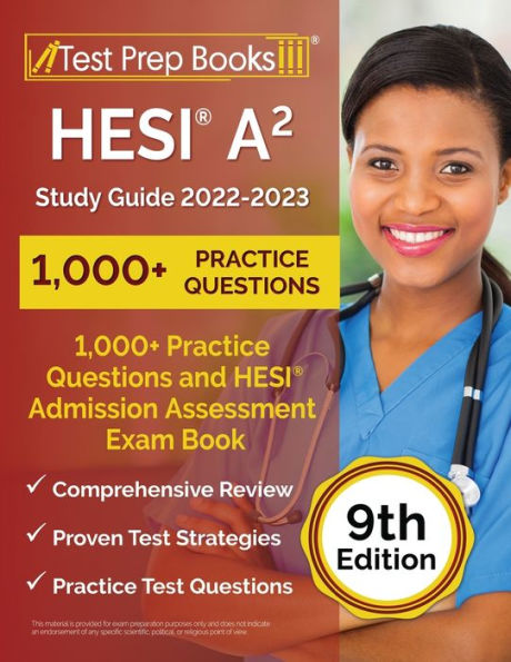 Barnes & Noble HESI A2 Study Guide 2022-2023: 1,000+ Practice Questions ...