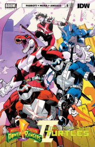 Title: Mighty Morphin Power Rangers/ Teenage Mutant Ninja Turtles II #5, Author: Ryan Parrott