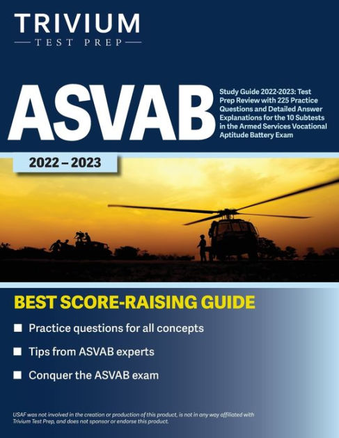 ASVAB Study Guide 2022-2023: Test Prep Review with 225 Practice ...