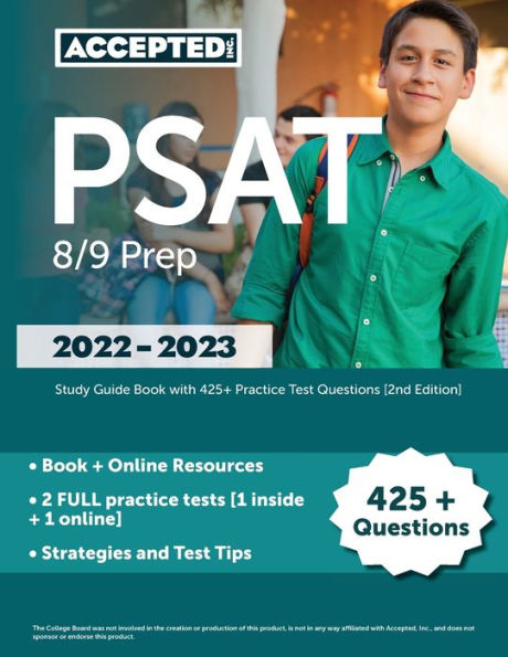 PSAT 8/9 Prep 2022-2023: Study Guide Book with 425+ Practice Test Questions [2nd Edition]