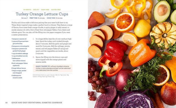 Quick and Easy Gestational Diabetes Cookbook: 30-Minute, 5-Ingredient, One-Pot Recipes