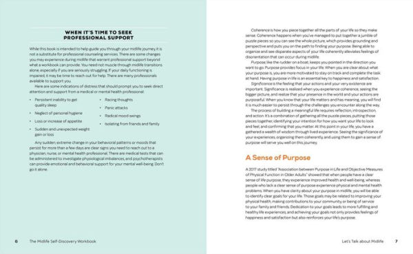 The Midlife Self-Discovery Workbook: Practical Exercises to Reconnect with Your Life's Purpose