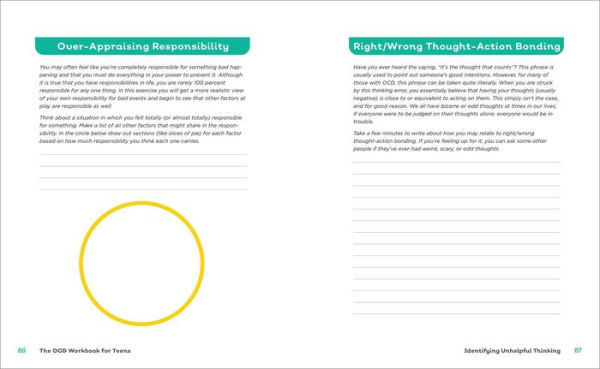 The OCD Workbook for Teens: Manage Intrusive Thoughts and Compulsive Behavior with CBT Mindfulness