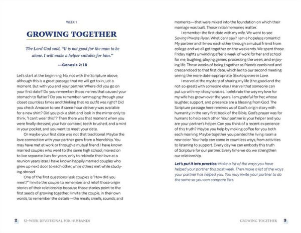 a Christian Marriage Book - 52-Week Devotional for Husbands: Prayers and Reflections God-Centered