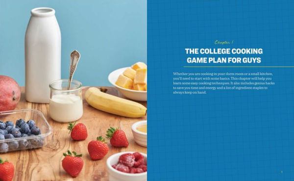 Easy College Cookbook for Guys: Effortless Recipes to Learn the Basics of Cooking
