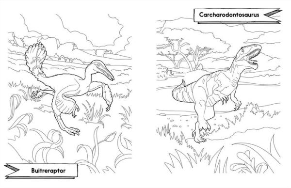 Awesome Dinosaurs Coloring Book for Kids: Ages 4-8