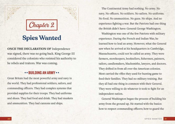 Spies the American Revolution for Kids: A History Book