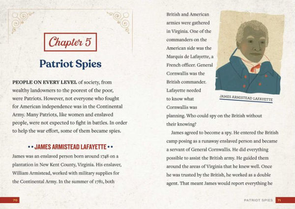 Spies the American Revolution for Kids: A History Book